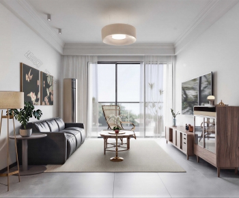 Modern A Living Room-ID:698494912