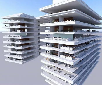 Modern Appearance Of Commercial Building-ID:272465946