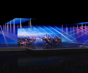 Modern Exhibition Hall-ID:849095111