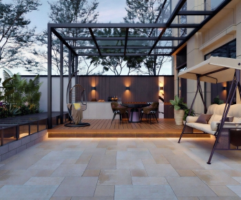 Modern Courtyard/landscape-ID:551970074