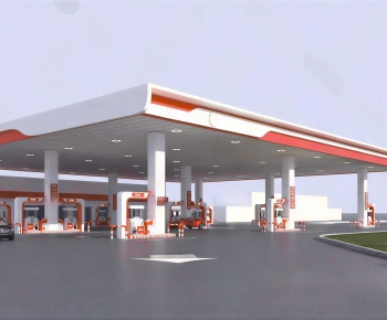Modern Gas Station-ID:920676955