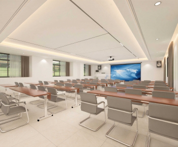Modern School Classrooms-ID:432116991
