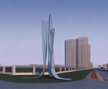 Modern Sculpture Sketch-ID:543088913