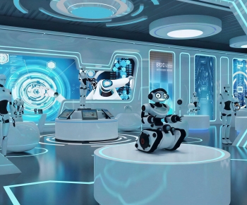 Modern Exhibition Hall-ID:953567033