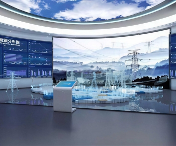 Modern Exhibition Hall-ID:943680059