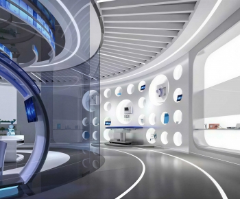 Modern Exhibition Hall-ID:947326901