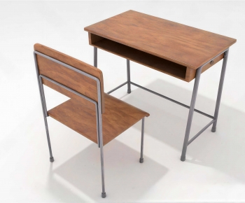Modern Computer Desk And Chair-ID:548583985
