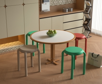 Modern Dining Table And Chairs-ID:821037059