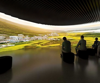 Modern Exhibition Hall-ID:815530065