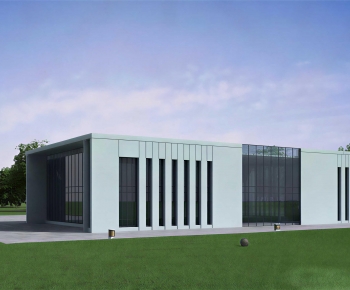 Modern Public Building-ID:351854095