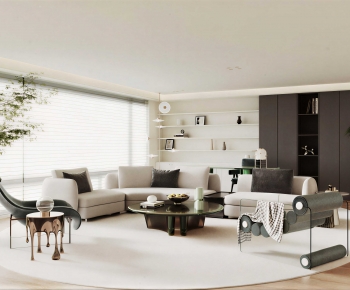 Modern A Living Room-ID:661349063