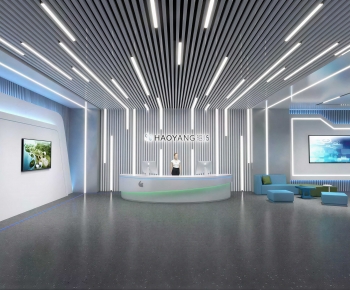 Modern Exhibition Hall-ID:775985005