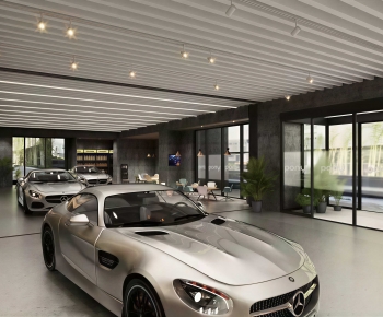 Modern Exhibition Hall-ID:347426899