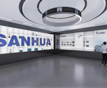 Modern Exhibition Hall-ID:408273944