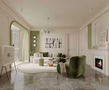 Modern A Living Room-ID:221365938