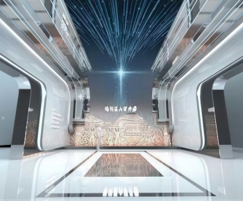 Modern Exhibition Hall-ID:971788883