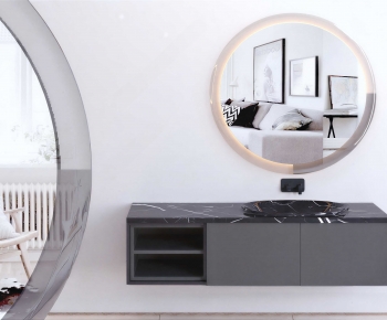 Modern Bathroom Cabinet-ID:616981039