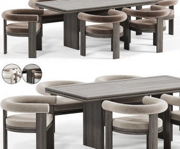 Modern Dining Table And Chairs-ID:903840077
