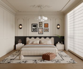 French Style Bedroom-ID:864820969