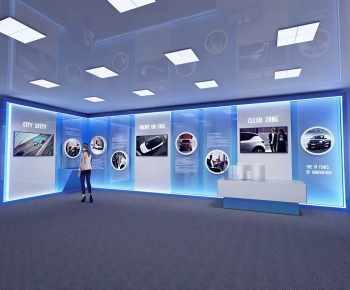 Modern Exhibition Hall-ID:291166075