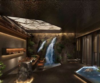 New Chinese Style Teahouse Tea House-ID:122529032