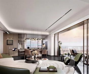 Modern A Living Room-ID:192547088