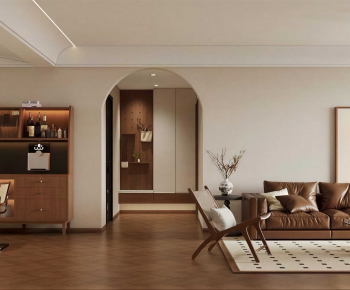 Modern A Living Room-ID:498265987