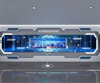 Modern Exhibition Hall-ID:304478882