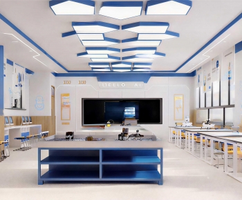 Modern School Classrooms-ID:274667025