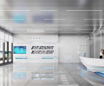 Modern Office Reception Desk-ID:419099366