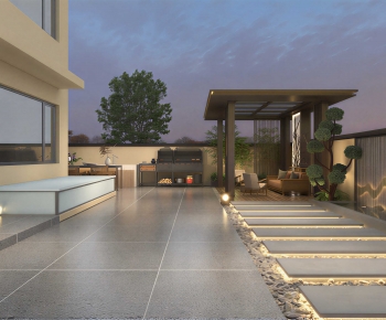 Modern Courtyard/landscape-ID:585567952