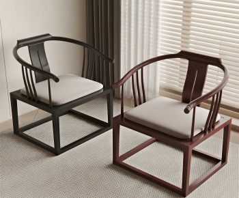 New Chinese Style Lounge Chair-ID:384718896