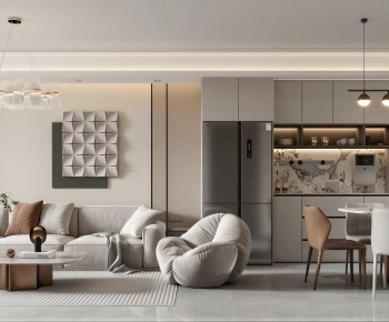 Modern A Living Room-ID:158684972