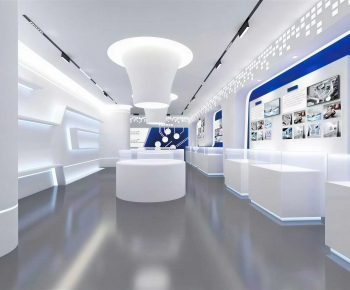 Modern Exhibition Hall-ID:436947116