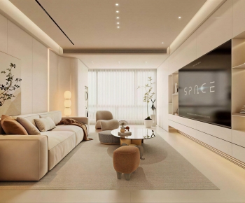 Modern A Living Room-ID:719224938