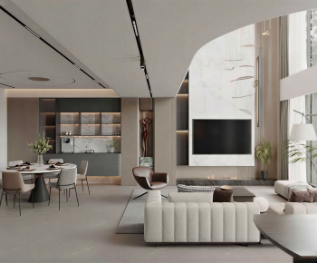 Modern A Living Room-ID:187649737