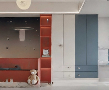 Modern Boy's Room And Son's Room-ID:327023987