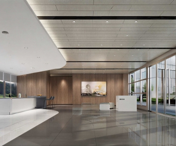 Modern Office Reception Desk-ID:237893106