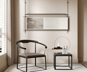 New Chinese Style Lounge Chair-ID:735615973