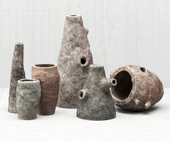 Wabi-sabi Style Clay Pot-ID:283480885