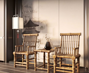 New Chinese Style Lounge Chair-ID:893356084