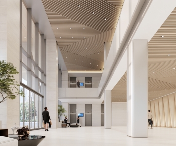 Modern Office Reception Desk-ID:854589943