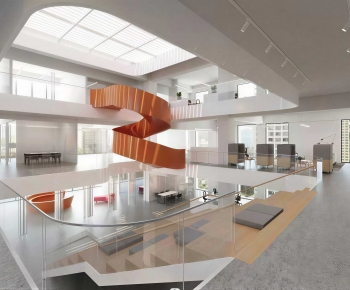 Modern Office Reception Desk-ID:426744946