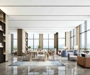 Modern Reception Area-ID:724399121