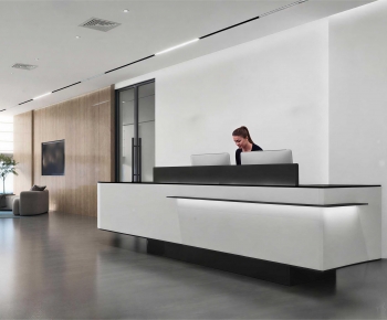 Modern Office Reception Desk-ID:361294035