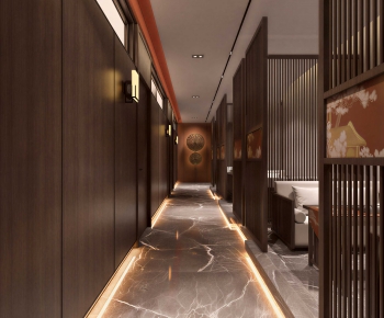 New Chinese Style Corridor-ID:621176965