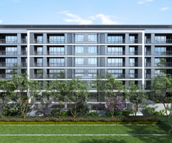 Modern Building Appearance-ID:634386067