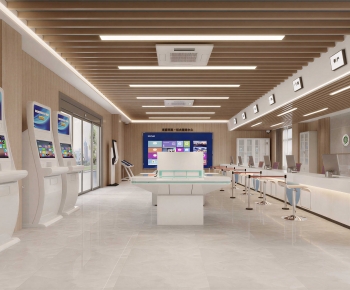 Modern Hospital Hall-ID:386403081