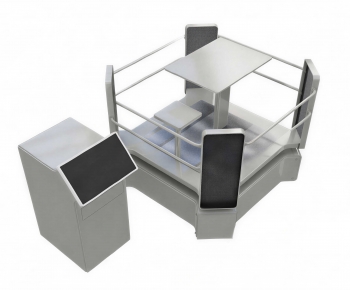 Modern Office Desk And Chair-ID:310729981