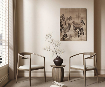 New Chinese Style Lounge Chair-ID:387429953